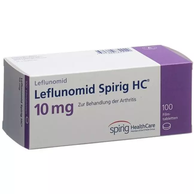 Leflunomide Spirig HC Filmtable 10 мг 100 шт Leflunomide Spirig HC Filmtable 10 мг 100 шт