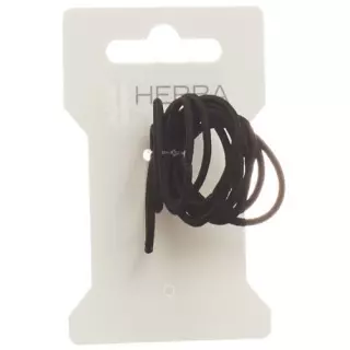 Гумки для волосся Herba 3 см чорні 12 шт