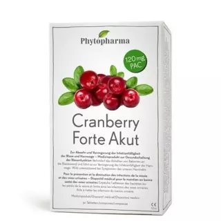 Phytopharma Cranberry Forte Akut в таблетках, 30 штук