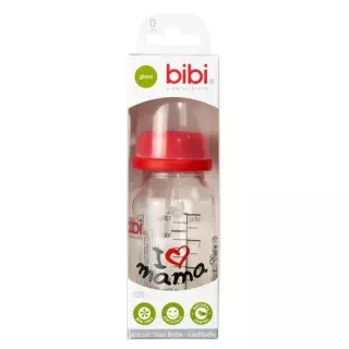 Bibi Sh-Flasche Glas Dens 120мл Mapa Ass