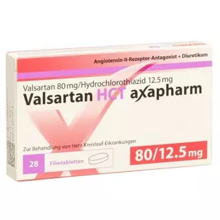 Валсартан НСТ Аксафарм Плівка 80/12,5 28 шт