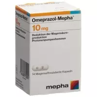 Омепразол-Мефа капсули 10 мг Fl 56 шт
