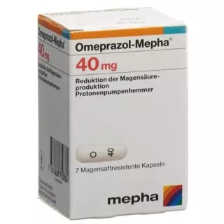 Омепразол-Мефа капсули 40 мг Fl 28 шт