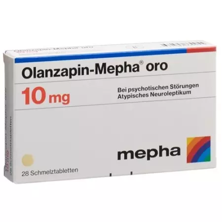 Оланзапин Мефа Oрo 10 мг 98 ородиспергируемых таблеток