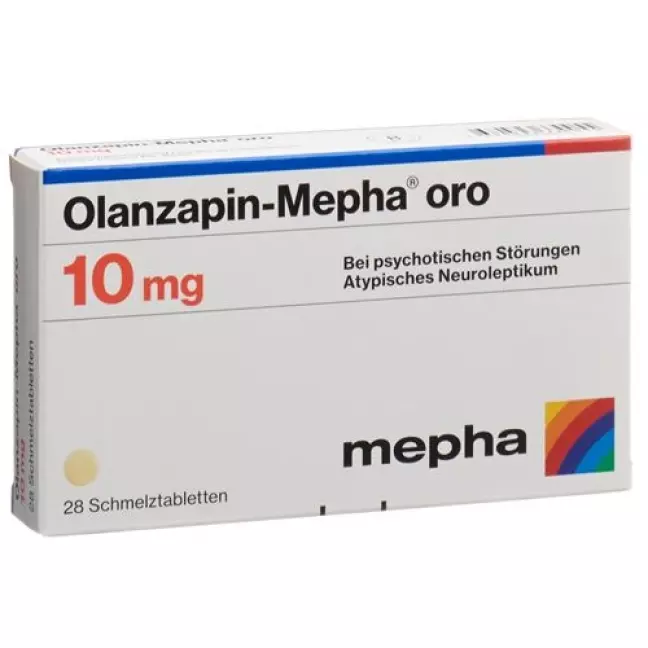 Оланзапин Мефа Oрo 10 мг 98 ородиспергируемых таблеток