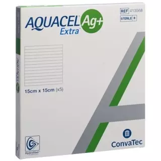 AQUACEL Ag+ Extra компрес 15х15см 5 шт