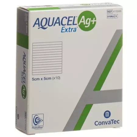 Aquacel Ag+extra компресс 5x5см 10 штук Aquacel Ag+extra компресс 5x5см 10 штук