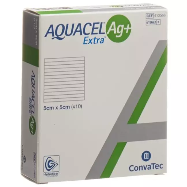 Aquacel Ag+extra компресс 5x5см 10 штук Aquacel Ag+extra компресс 5x5см 10 штук