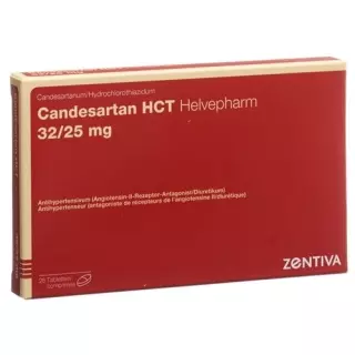 Candesartan HCT Helvepharm таблетки 32/25 мг 28 шт