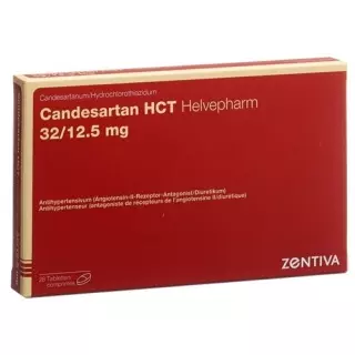 Candesartan HCT Helvepharm таблетки 32/12,5 мг 28 шт