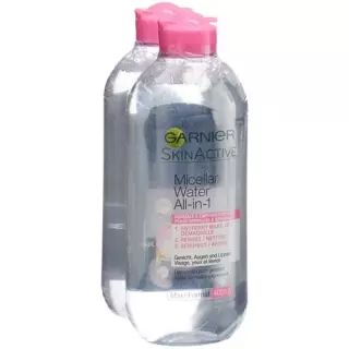 Garnier Skin Naturals Міцелярний засіб для вмивання все-в-1 Duo 2 x 400 мл