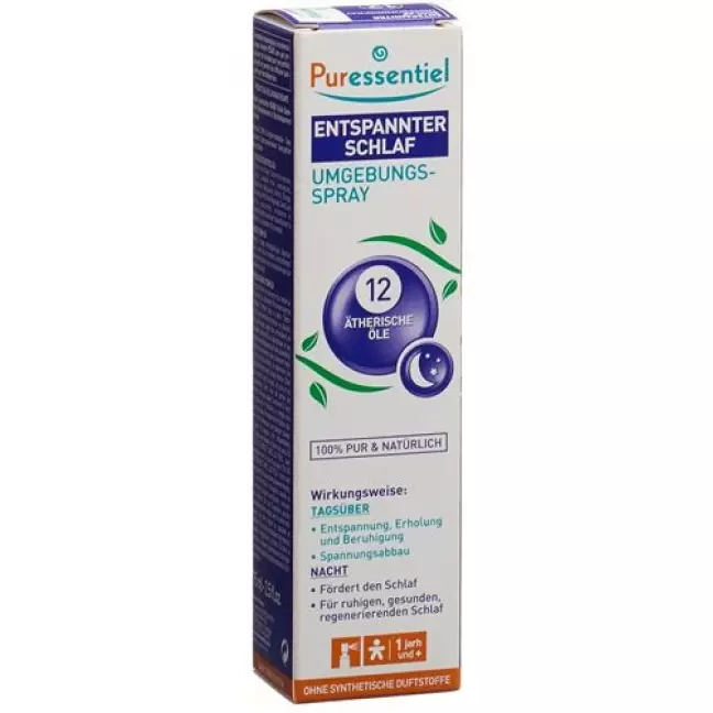 Puressentiel Schlaf Entspannung Raumspray 12 atherische Ole 75мл Puressentiel Schlaf Entspannung Raumspray 12 atherische Ole 75мл