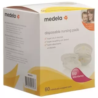 Прокладки для годування Medela одноразові, індивідуальна упаковка, 60 шт
