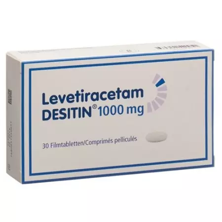 Levetiracetam DESITIN Filmtabl 1000 мг 30 шт Levetiracetam DESITIN Filmtabl 1000 мг 30 шт