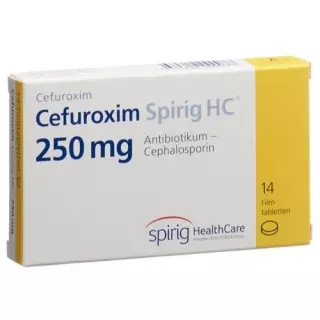 Cefuroxime Spirig HC Filmtable 250 мг 14 шт