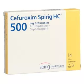 Cefuroxime Spirig HC Filmtable 500 мг 14 шт