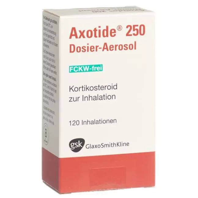 Інгалятори дозуючі Axotide 250 мкг без фреонів 120 доз