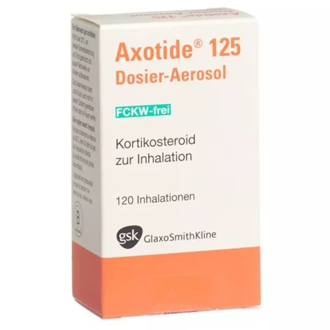 Інгалятори дозуючі Axotide 125 мкг без фреонів 120 доз