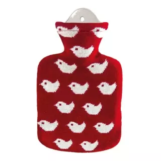 Грілка SÄNGER 0,8 л в&#39;язаний чохол синій Baby Birds