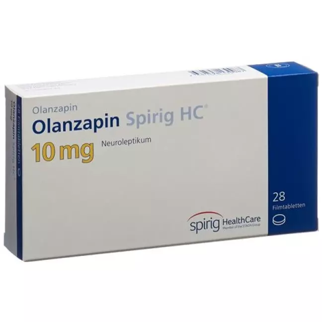 Olanzapine Spirig HC Filmtable 10 мг 28 шт Olanzapine Spirig HC Filmtable 10 мг 28 шт