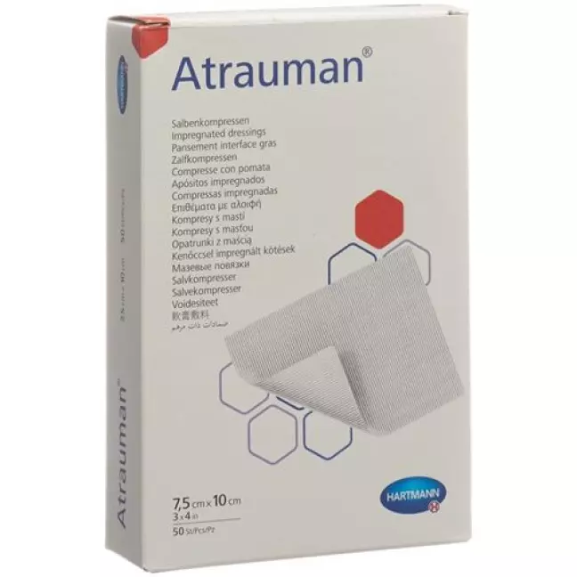 Atrauman Salbenkompressen 7.5x10см стерильный 50 штук Atrauman Salbenkompressen 7.5x10см стерильный 50 штук