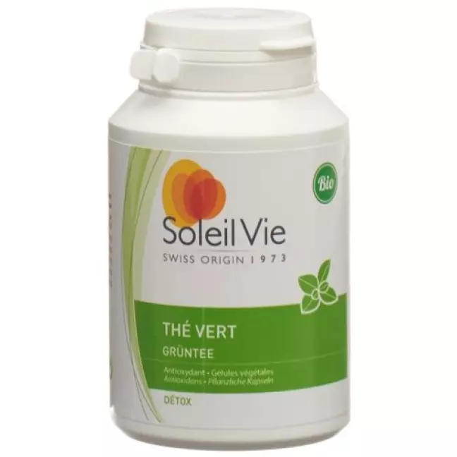 Зелений чай Soleil Vie капсули 470 мг органічні 100 шт