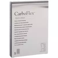 Carboflex Aktivkohle Verband 15x20см стерильный 5 штук