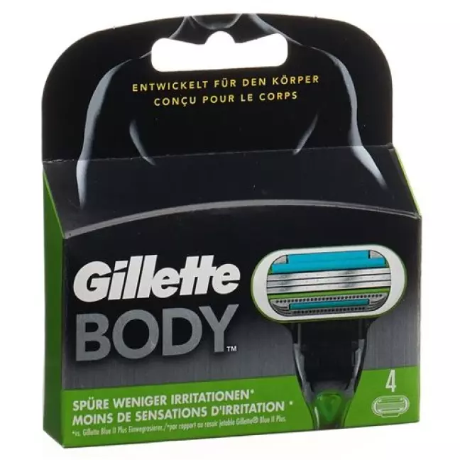Леза Gillette Body System 4 шт Леза Gillette Body System 4 шт