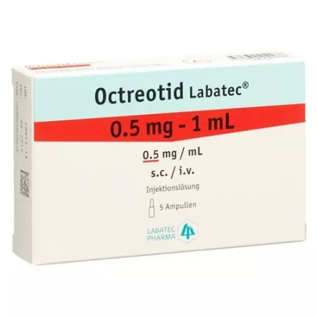 Октреотид Labatec Inj Lös 0,5 мг/мл 5 ампер 1 мл Октреотид Labatec Inj Lös 0,5 мг/мл 5 ампер 1 мл