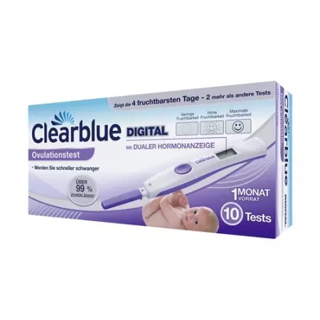 Тест на овуляцію Clearblue Digital 10 шт Тест на овуляцію Clearblue Digital 10 шт