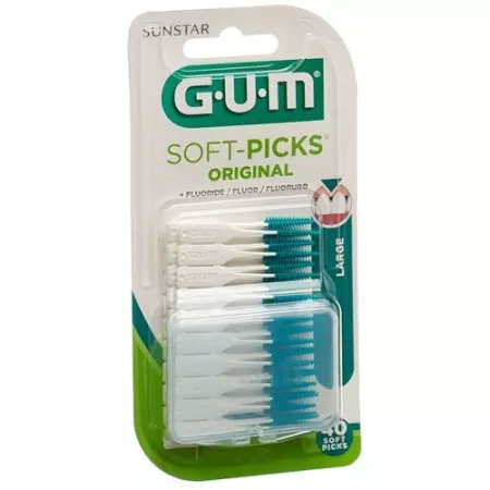 GUM SUNSTAR Bristles Soft Picks Large 40 шт