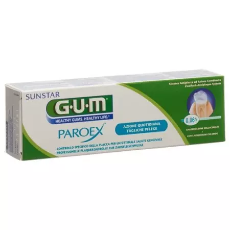 Зубна паста GUM SUNSTAR PAROEX 0,06% хлоргексидину 75 мл