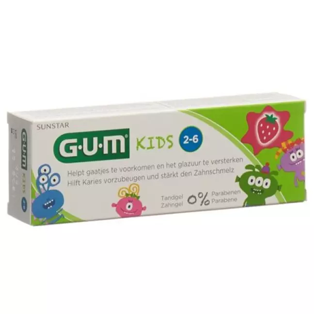 GUM SUNSTAR дитяча зубна паста полуниця 50 мл
