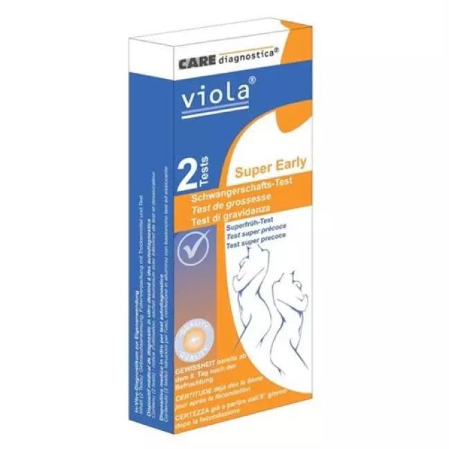 Віола Super Early Pregnancy Super Early Test 2 шт