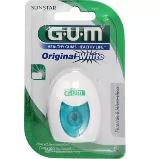 Зубна нитка GUM SUNSTAR 30м Original White