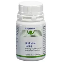 Burgerstein Zinc Vital Tabl 15 мг Ds 100 шт