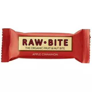 Батончики сирі Raw Bite яблуко-кориця 12 х 50 г