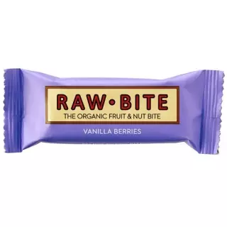Батончики Raw Bite ягідно-ванільні 12 х 50 г