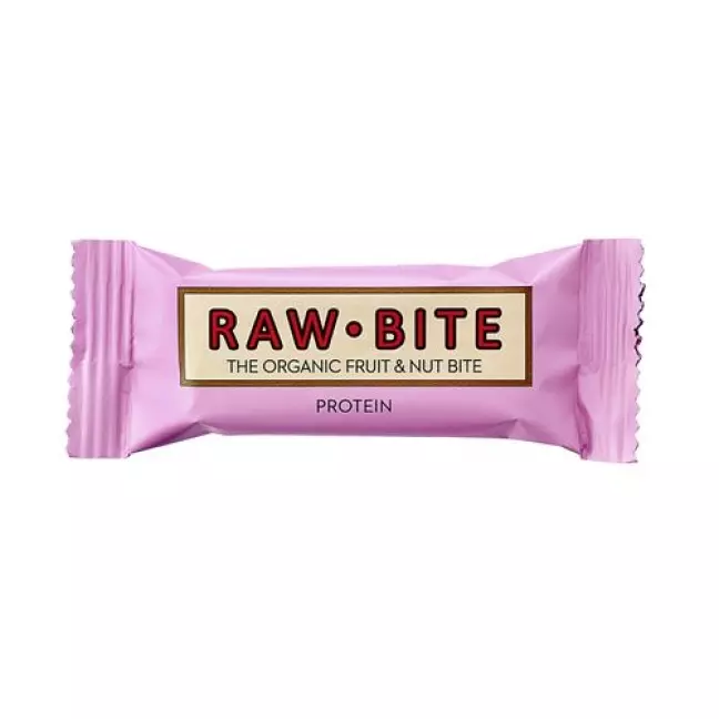 Протеїнові батончики сирої їжі Raw Bite 12 х 50 г