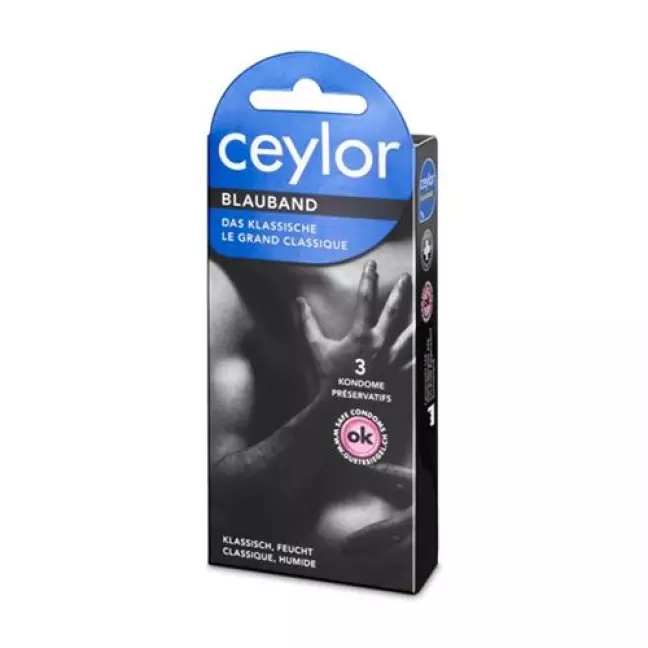Ceylor Blauband презерватив M Reservoir 3 штуки Ceylor Blauband презерватив M Reservoir 3 штуки