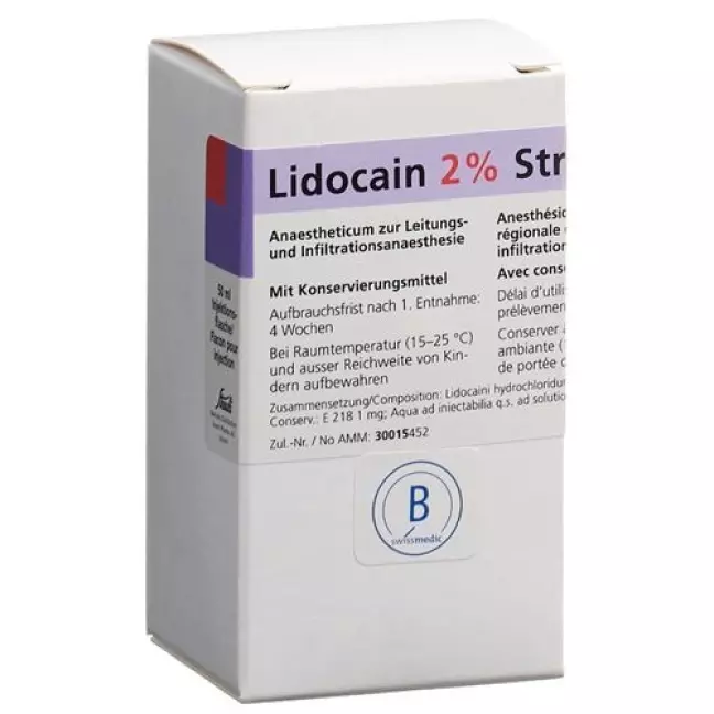 Lidocaine Streuli 2% Inj Lös 1 г/50 мл (флакони) Сер. Lidocaine Streuli 2% Inj Lös 1 г/50 мл (флакони) Сер.
