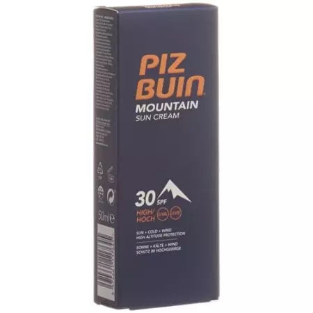 Piz Buin Mountain крем SPF 30 в тюбике 50мл Piz Buin Mountain крем SPF 30 в тюбике 50мл