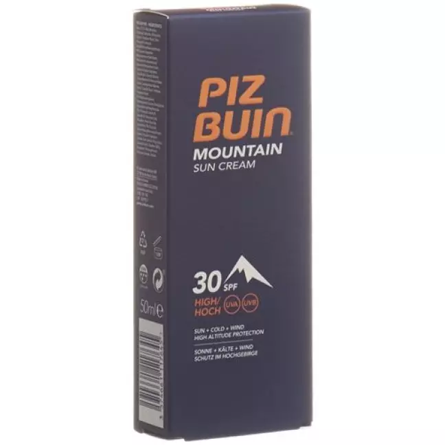 Piz Buin Mountain крем SPF 30 в тюбике 50мл Piz Buin Mountain крем SPF 30 в тюбике 50мл