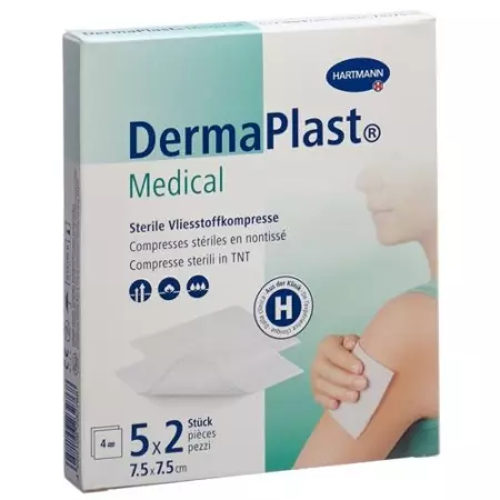 Dermaplast Medical Vliesstoffkompresse 5 штук Dermaplast Medical Vliesstoffkompresse 5 штук