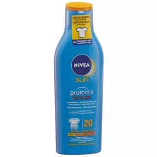 Сонцезахисний лосьйон Nivea Sun Protect &amp; Bronze SPF 20 активує
