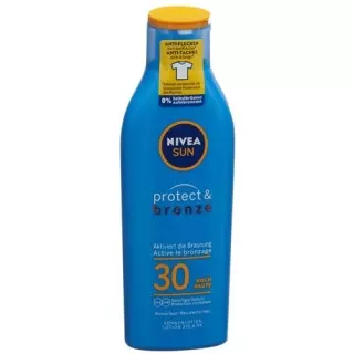 Сонцезахисний лосьйон Nivea Sun Protect & Bronze SPF 30 активує