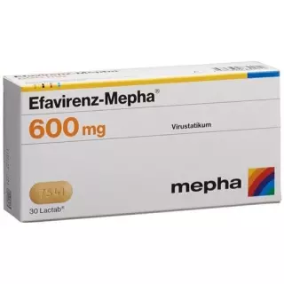 Ефавіренц-Мефа Лактаб 600 мг 30 шт
