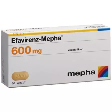 Efavirenz Mepha 600 mg 30 Lactabs Efavirenz Mepha 600 mg 30 Lactabs
