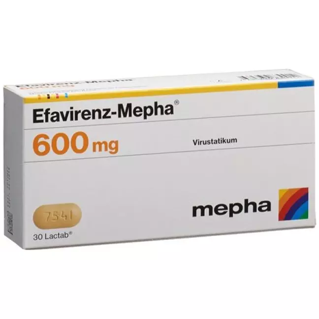 Efavirenz Mepha 600 mg 30 Lactabs Efavirenz Mepha 600 mg 30 Lactabs