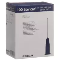 Голка STERICAN 23G 0,60x60мм синя Luer 100 шт